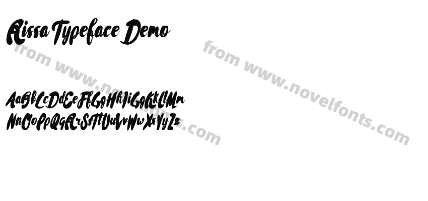Rissa Typeface DemoPreview