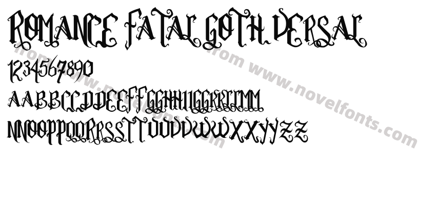 Romance Fatal Goth VersalPreview