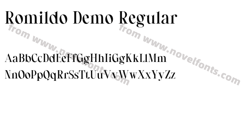 Romildo Demo RegularPreview