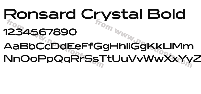 Ronsard Crystal BoldPreview