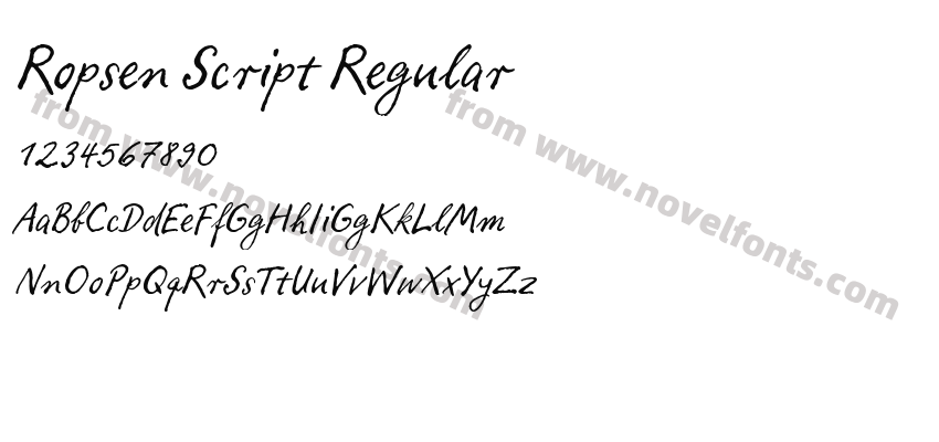Ropsen Script RegularPreview