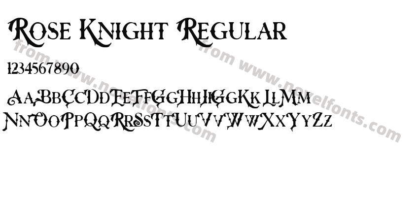 Rose Knight RegularPreview