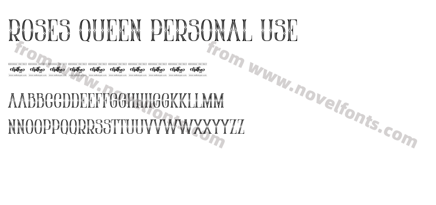 Roses Queen Personal UsePreview
