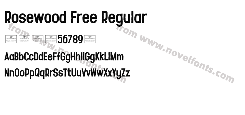 Rosewood Free RegularPreview