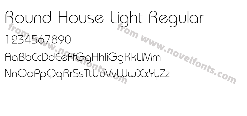 Round House Light RegularPreview