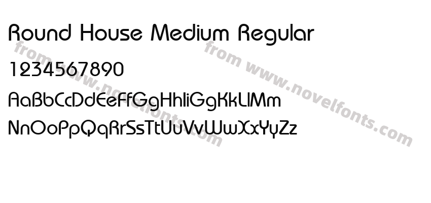 Round House Medium RegularPreview