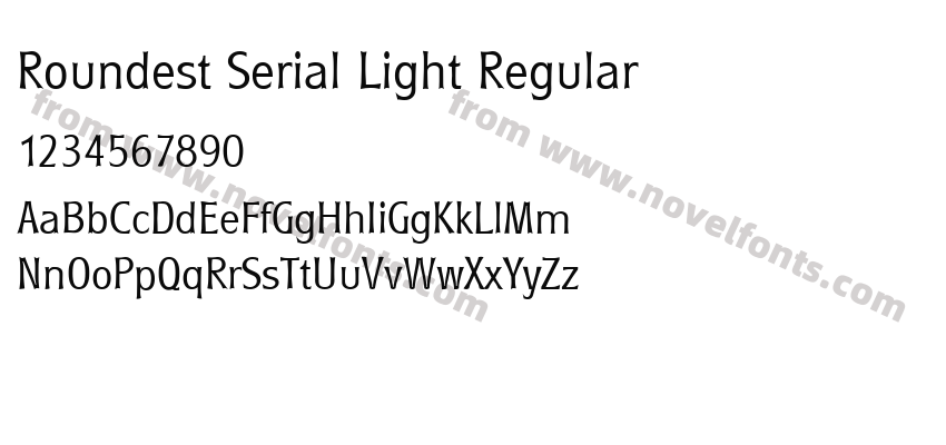 Roundest Serial Light RegularPreview