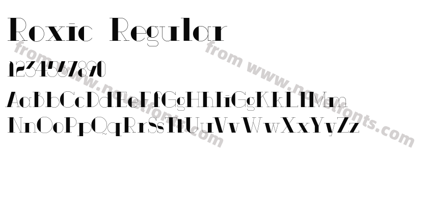 Roxic RegularPreview