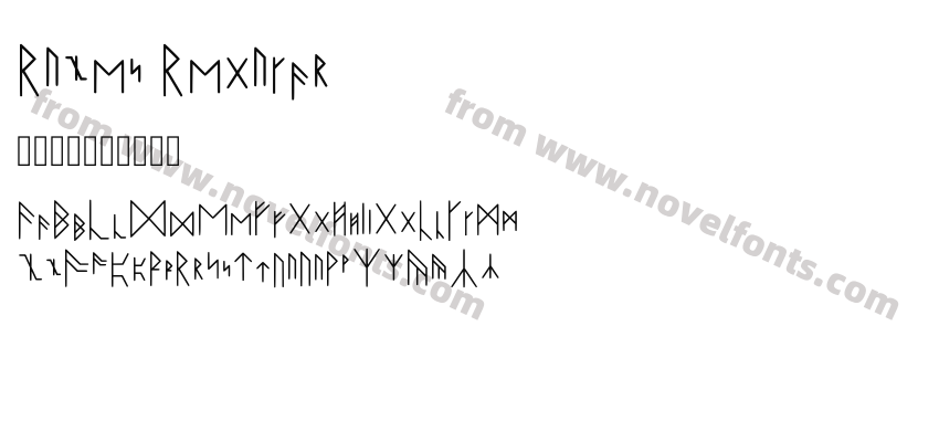 Runes RegularPreview