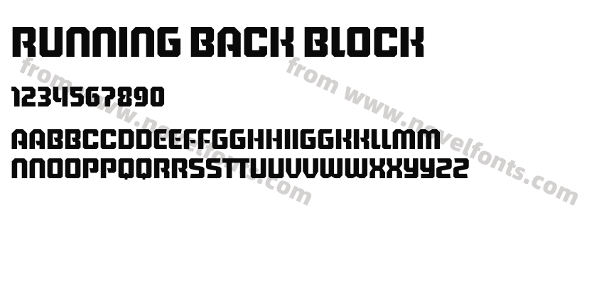 Running Back BlockPreview