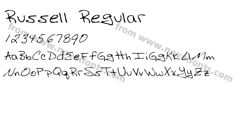 Russell RegularPreview