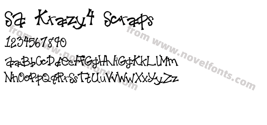 SA Krazy4 ScrapsPreview