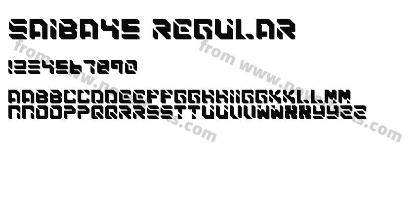 SAIBA45 RegularPreview