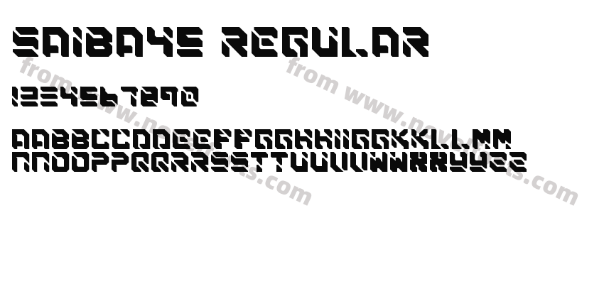 SAIBA45 RegularPreview
