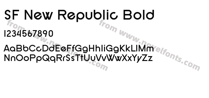SF New Republic BoldPreview