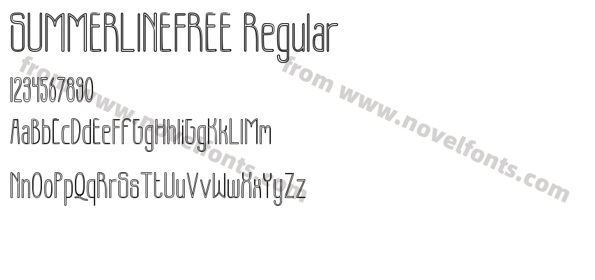 SUMMERLINEFREE RegularPreview