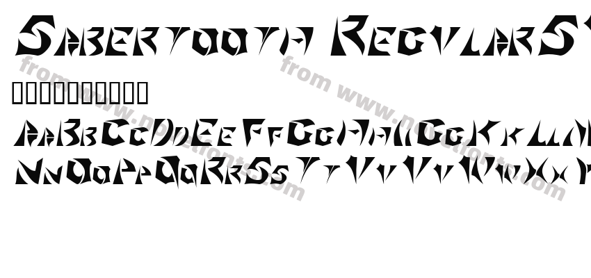 Sabertooth RegularSWFTEPreview