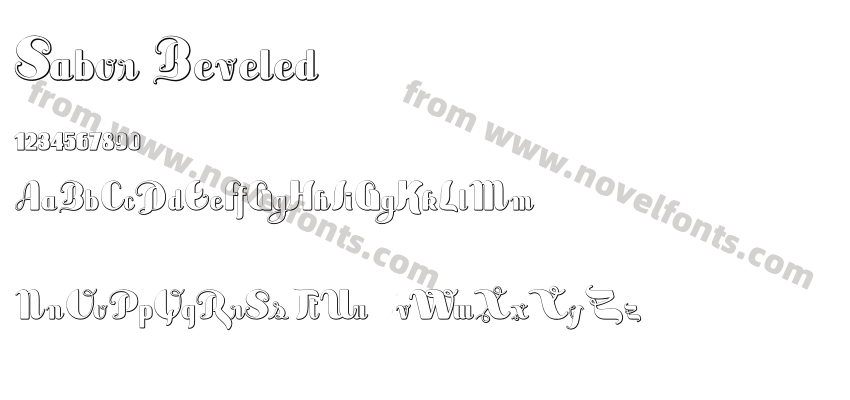 Sabor BeveledPreview