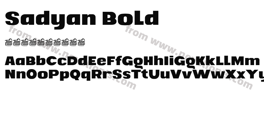 Sadyan BoldPreview