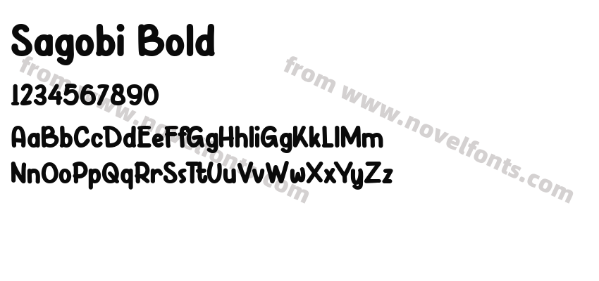 Sagobi BoldPreview
