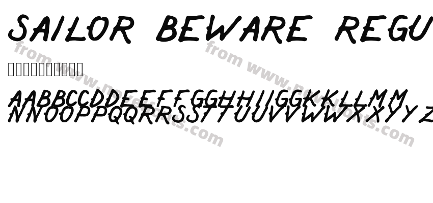Sailor Beware RegularPreview