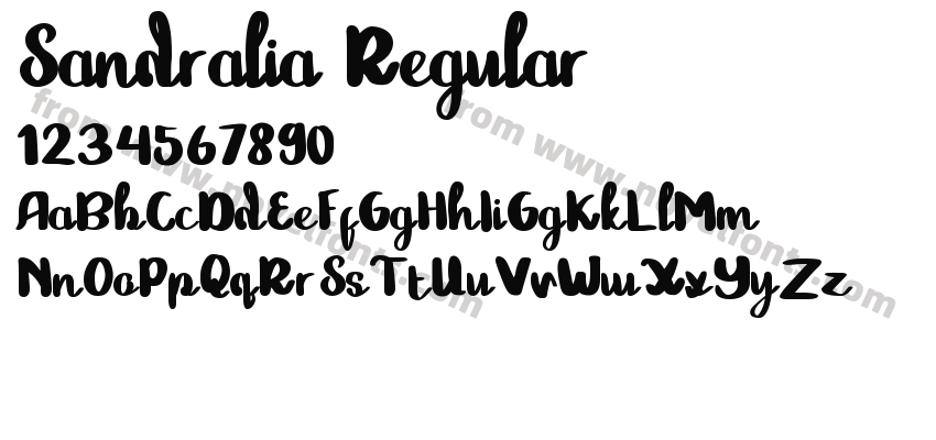 Sandralia RegularPreview