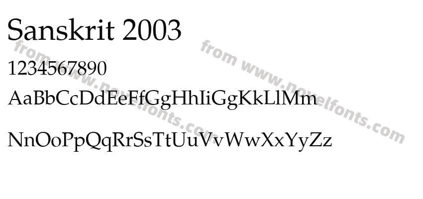 Sanskrit 2003Preview