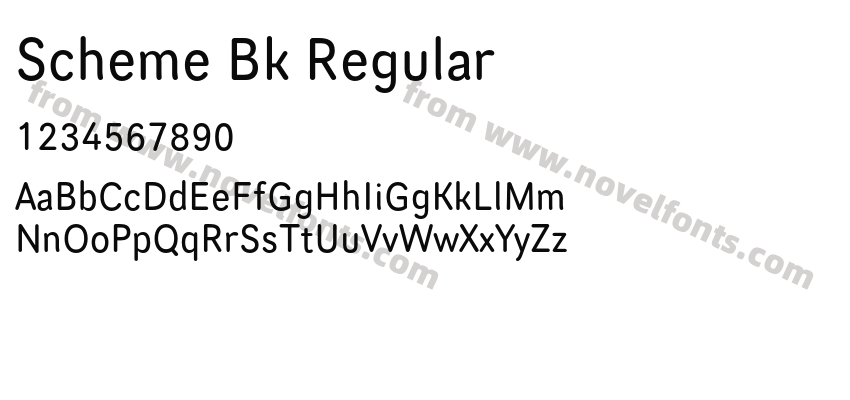 Scheme Bk RegularPreview
