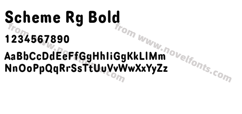 Scheme Rg BoldPreview