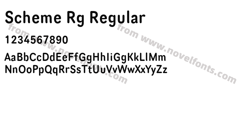 Scheme Rg RegularPreview