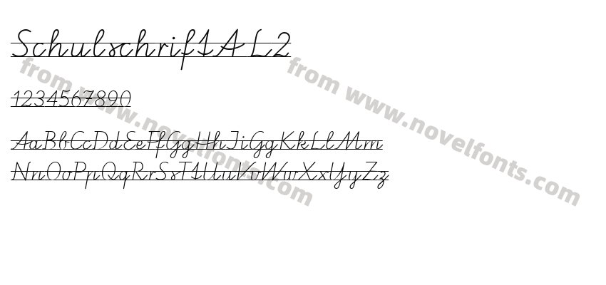 SchulschriftA L2Preview