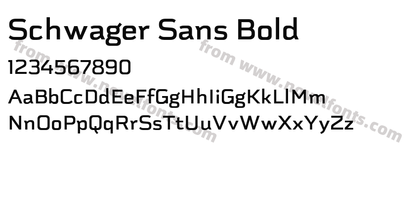 Schwager Sans BoldPreview
