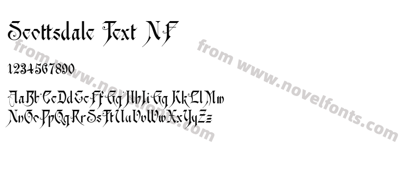 Scottsdale Text NFPreview