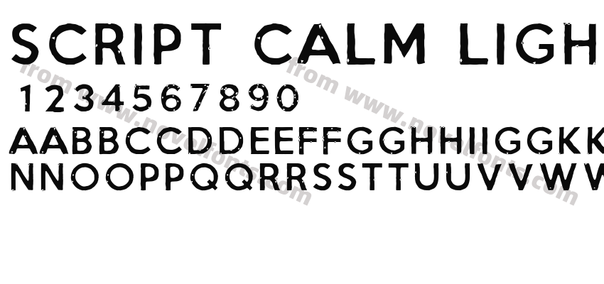 Script Calm LightPreview