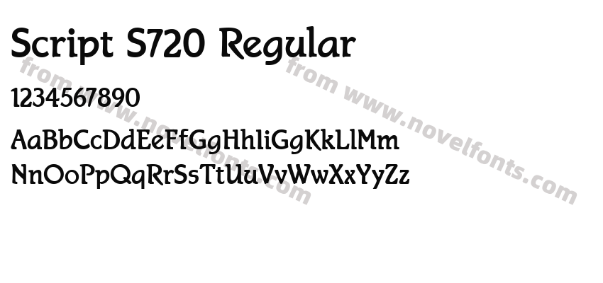 Script S720 RegularPreview