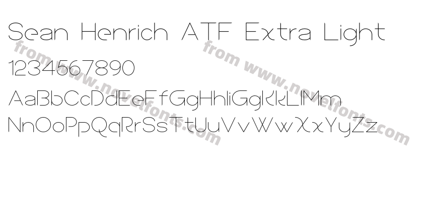 Sean Henrich ATF Extra LightPreview