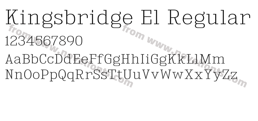 Kingsbridge El RegularPreview