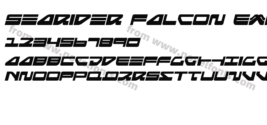 Searider Falcon Expanded ItalicPreview