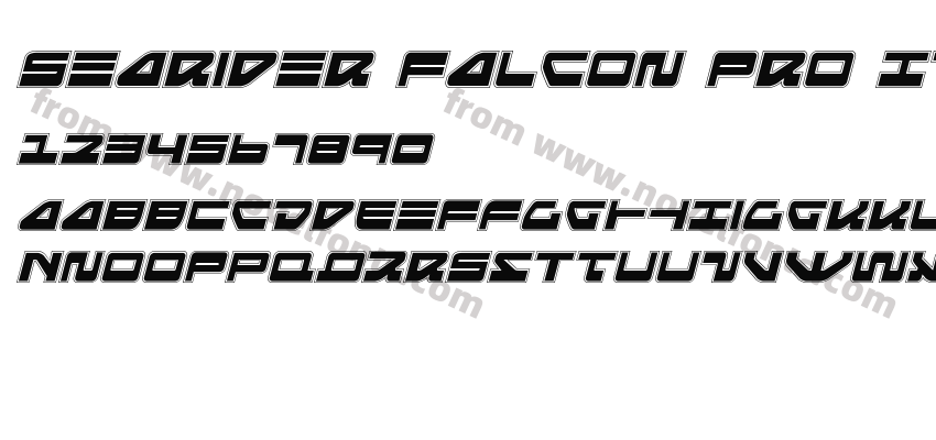 Searider Falcon Pro ItalicPreview
