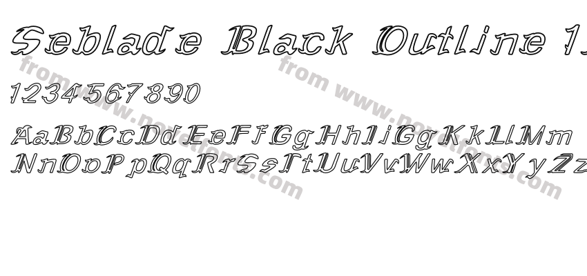 Seblade Black Outline 1RRPreview
