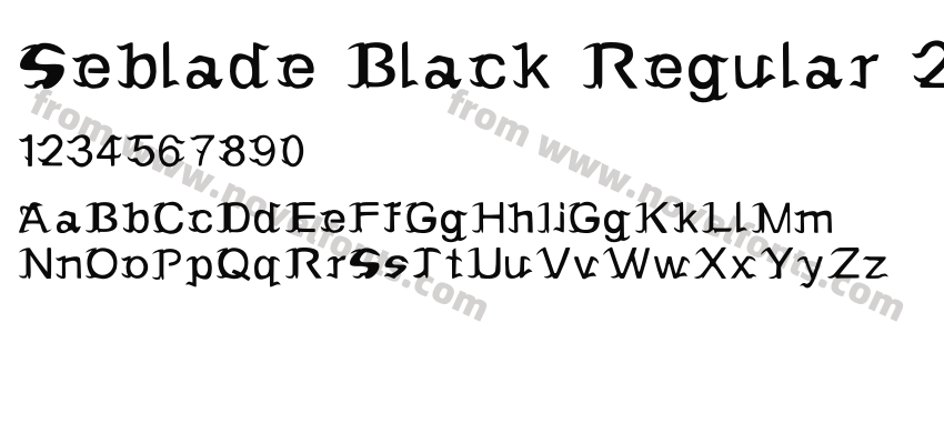 Seblade Black Regular 2Preview