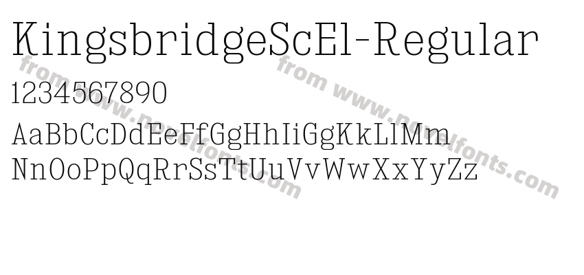 KingsbridgeScEl-RegularPreview
