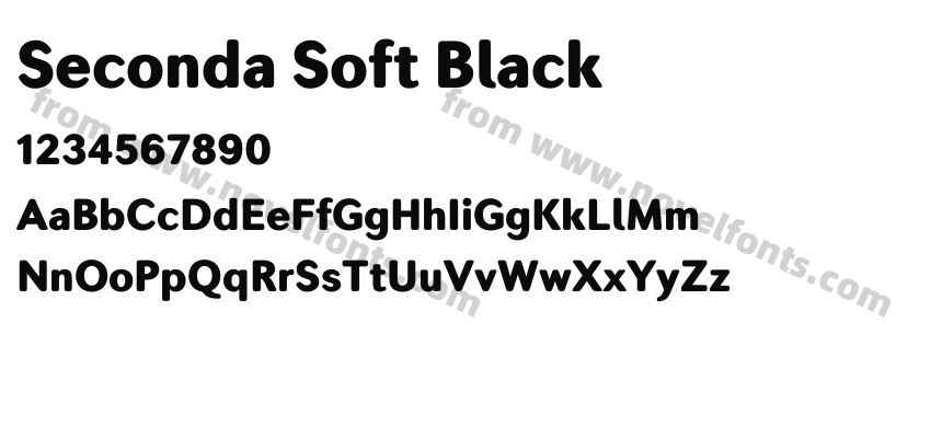 Seconda Soft BlackPreview