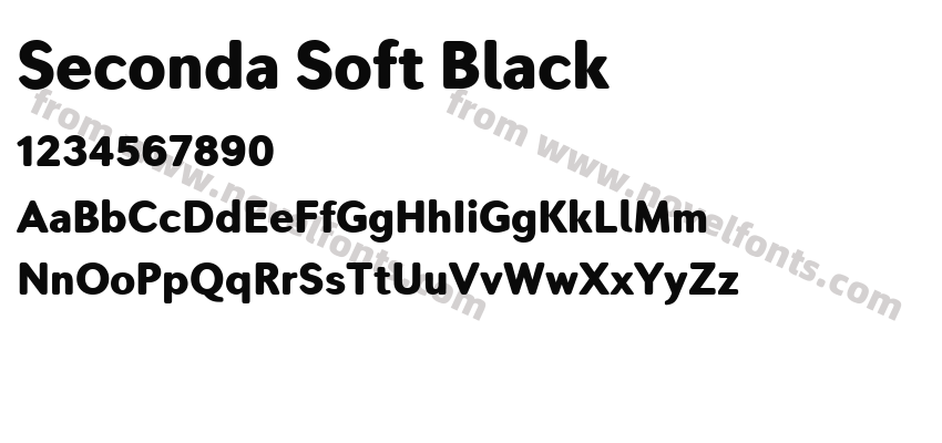 Seconda Soft BlackPreview