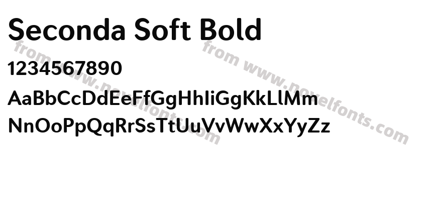 Seconda Soft BoldPreview
