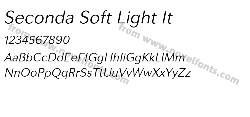 Seconda Soft Light ItPreview