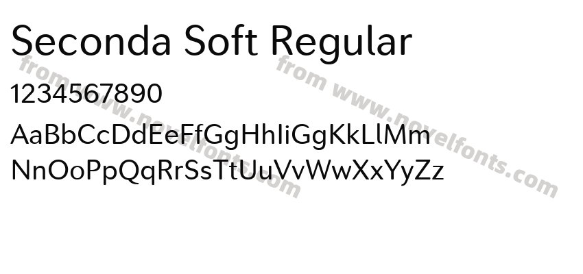 Seconda Soft RegularPreview