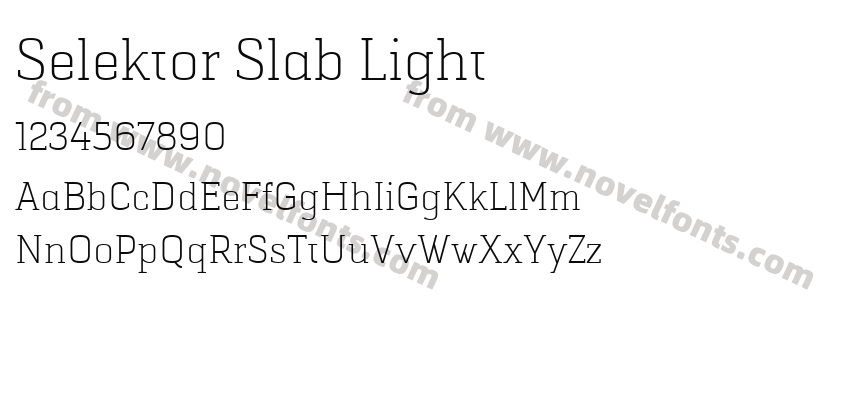 Selektor Slab LightPreview
