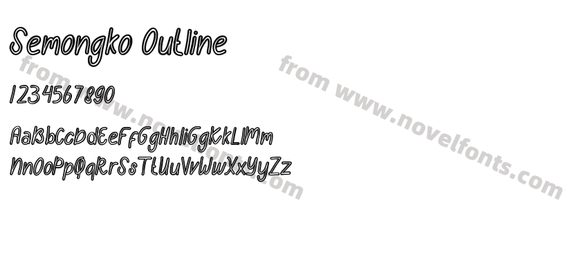 Semongko OutlinePreview