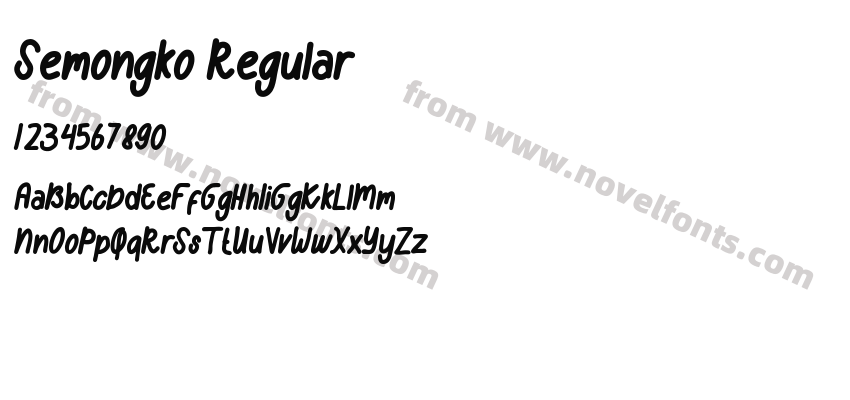 Semongko RegularPreview